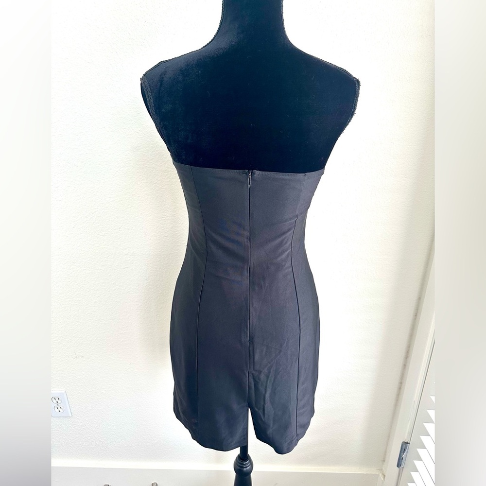 SATIN COCKTAIL DRESS - Picture 4 of 9